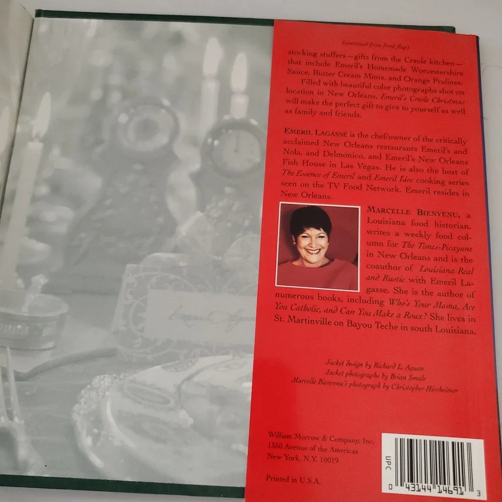 Emeril's Creole Christmas Cookbook Emeril Lagasse 1st Edition Hardcover 1997